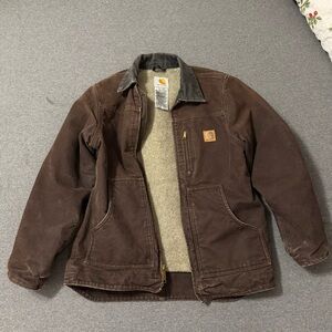 Carhartt boys Dark Brown Field Jacket